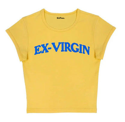 Ex Virgin - Yellow Baby Tee